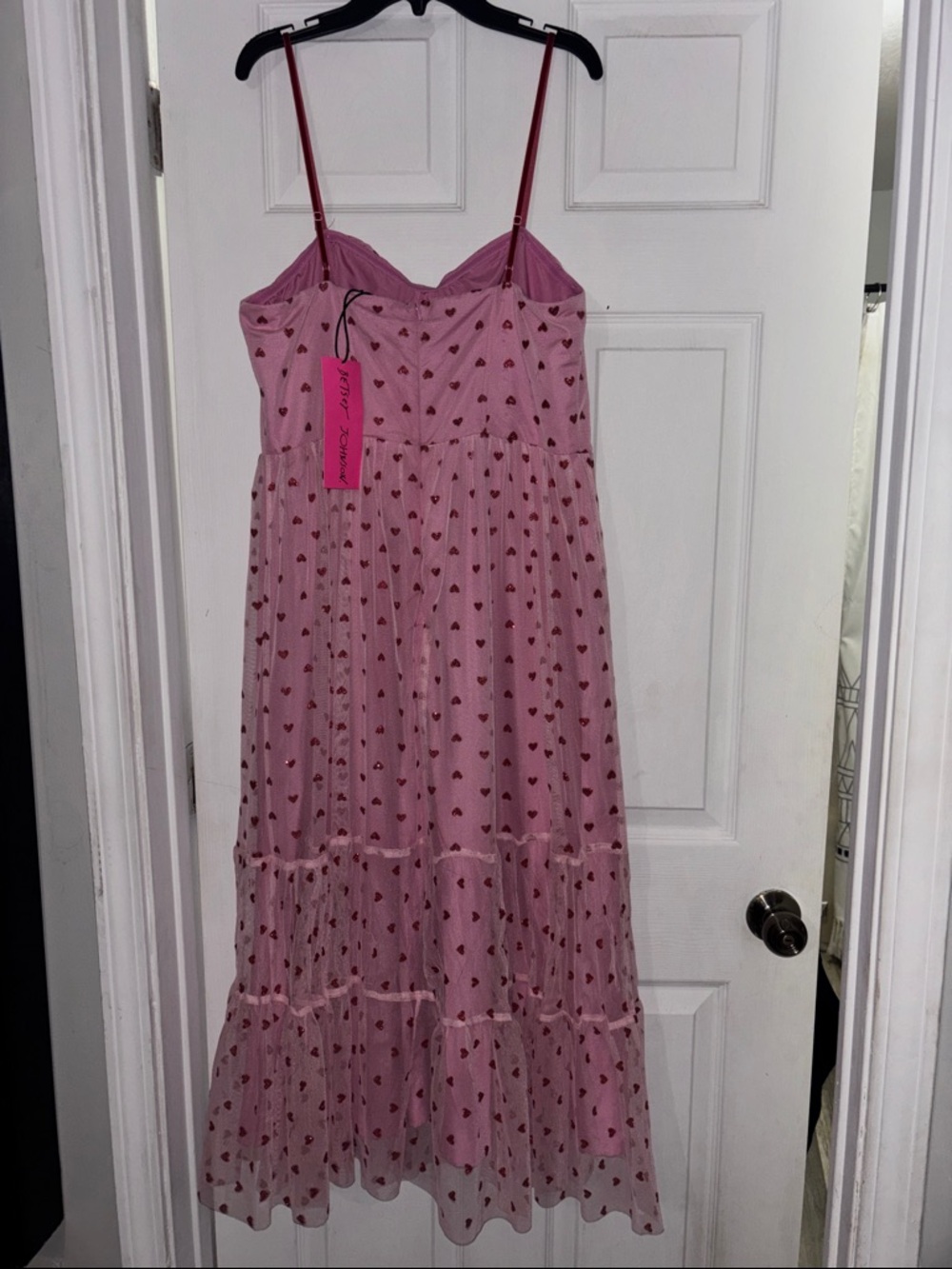 Betsey Johnson pink heart dress - Picture 3 of 5